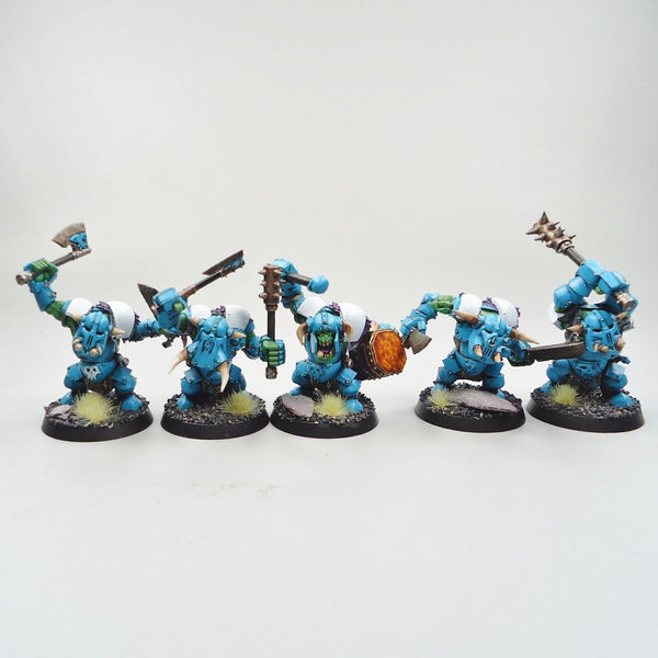 Warhammer Fantasy Age of Sigmar Army Orruk Warclans Ironjawz Ardboyz x15 Painted