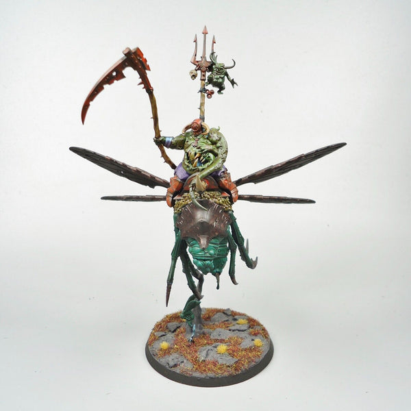 Warhammer Age Of Sigmar Army Maggotkin of Nurgle Pusgoyle Blightlords x2 Painted