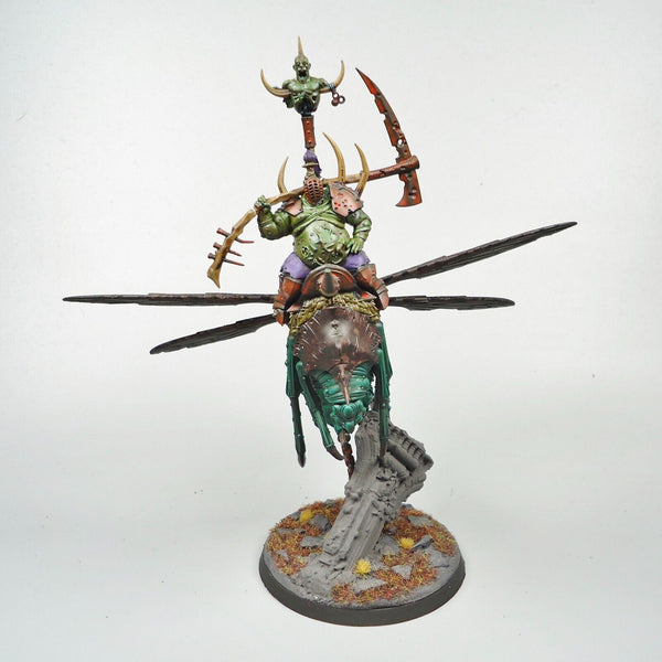 Warhammer Age Of Sigmar Army Maggotkin of Nurgle Pusgoyle Blightlords x2 Painted
