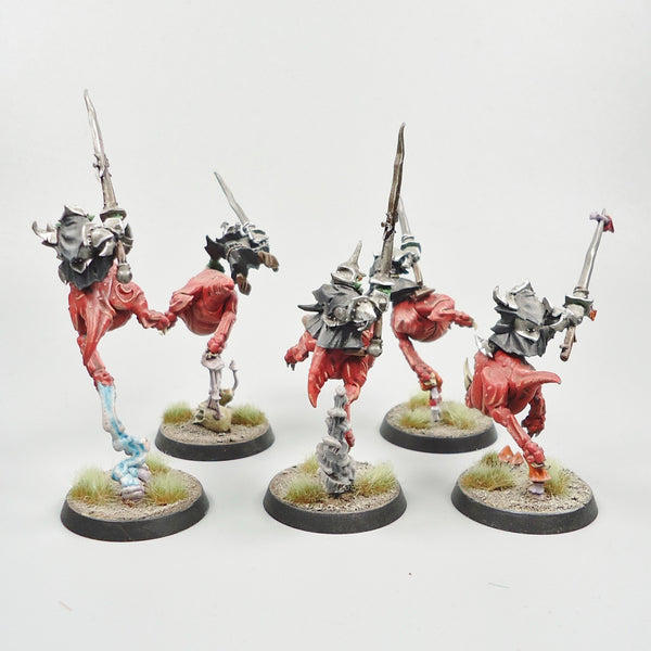 Warhammer Fantasy Age of Sigmar Army Orc Gloomspite Gitz Boingrot Bounderz x5