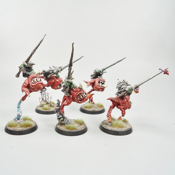 Warhammer Fantasy Age of Sigmar Army Orc Gloomspite Gitz Boingrot Bounderz x5