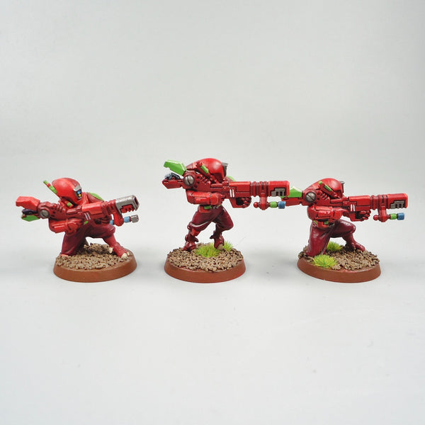 Warhammer 40k Army Tau Empire Troops x6 Painted and Based