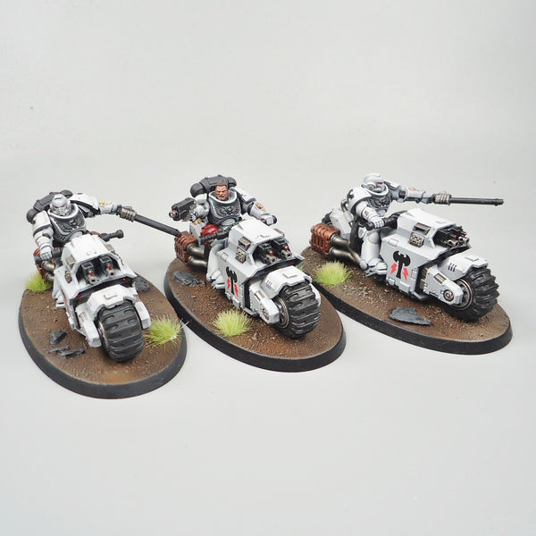 Warhammer 40k Army Space Marines Primaris Storm Reapers Outriders x3 Painted