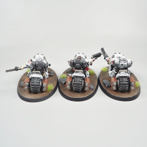 Warhammer 40k Army Space Marines Primaris Storm Reapers Outriders x3 Painted