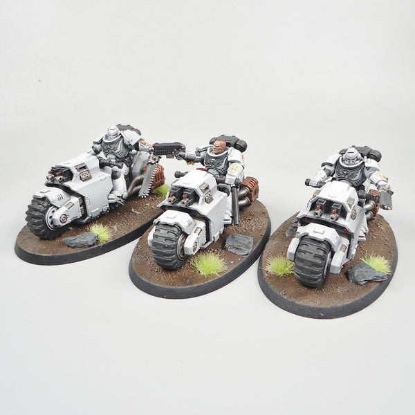 Warhammer 40k Army Space Marines Primaris Storm Reapers Outriders x3 Painted