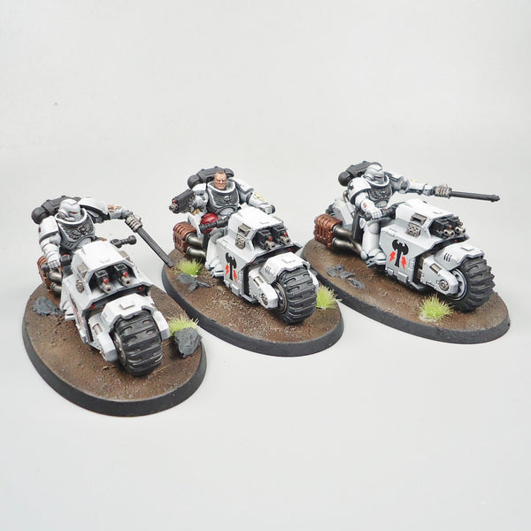 Warhammer 40k Army Space Marines Primaris Storm Reapers Outriders x3 Painted