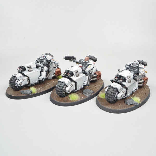 Warhammer 40k Army Space Marines Primaris Storm Reapers Outriders x3 Painted
