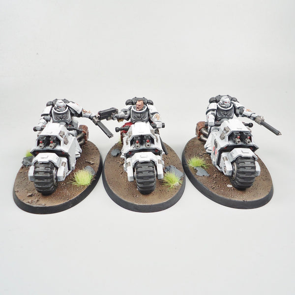 Warhammer 40k Army Space Marines Primaris Storm Reapers Outriders x3 Painted