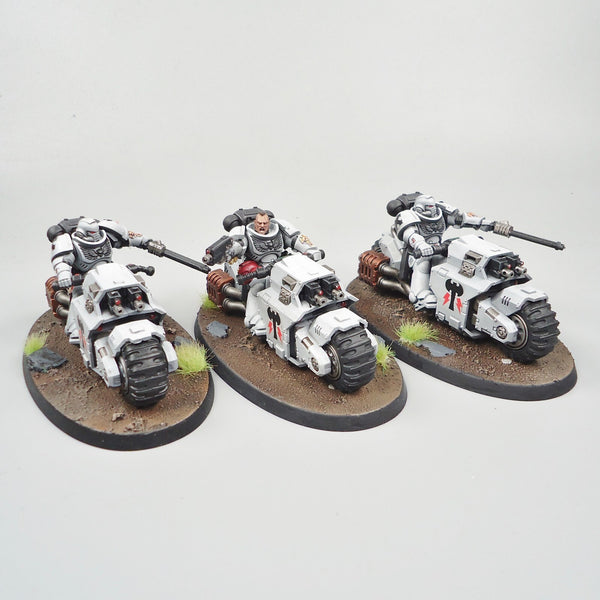 Warhammer 40k Army Space Marines Primaris Storm Reapers Outriders x3 Painted