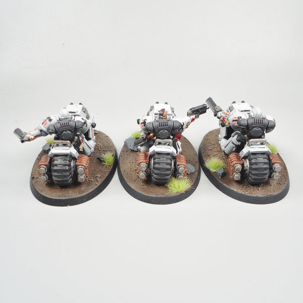 Warhammer 40k Army Space Marines Primaris Storm Reapers Outriders x3 Painted