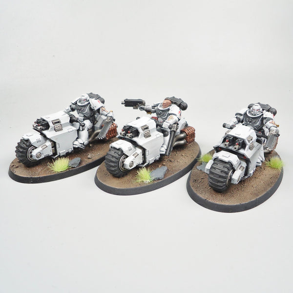 Warhammer 40k Army Space Marines Primaris Storm Reapers Outriders x3 Painted