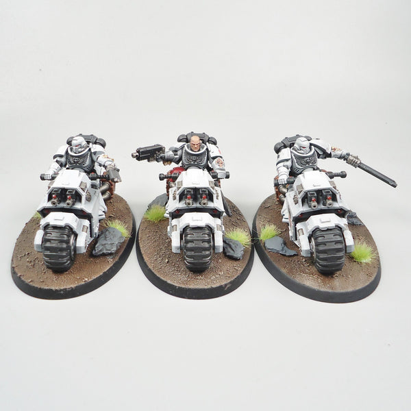 Warhammer 40k Army Space Marines Primaris Storm Reapers Outriders x3 Painted