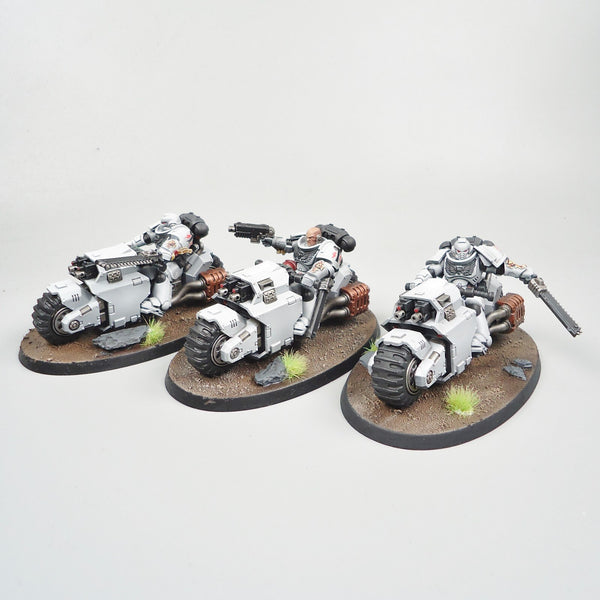 Warhammer 40k Army Space Marines Primaris Storm Reapers Outriders x3 Painted