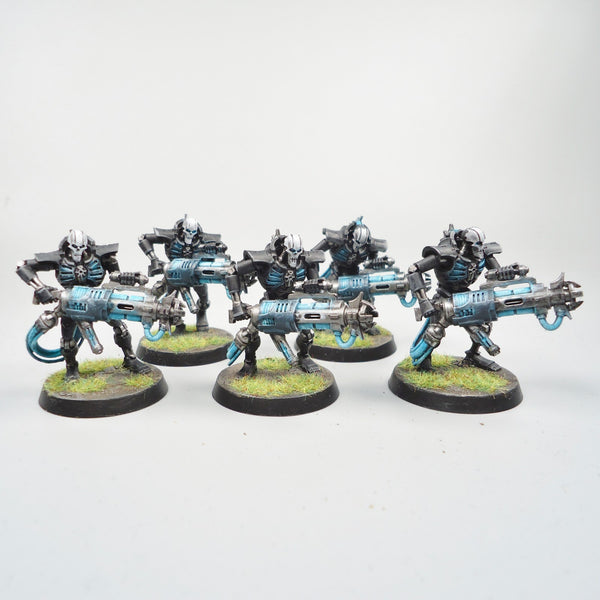 Necron Immortals x5 Painted And Based - Necrons Warhammer 40k Army