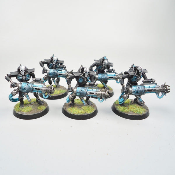 Necron Immortals x5 Painted And Based - Necrons Warhammer 40k Army