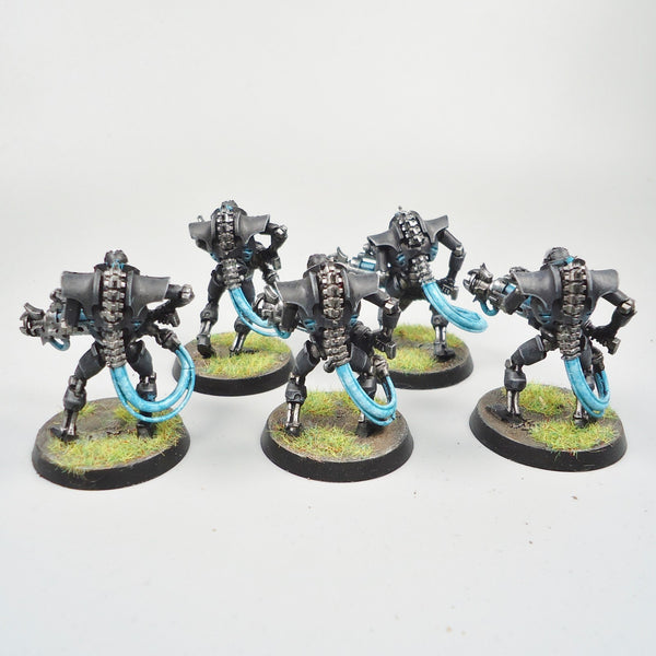 Necron Immortals x5 Painted And Based - Necrons Warhammer 40k Army