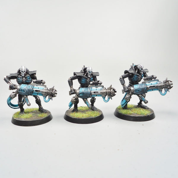Necron Immortals x5 Painted And Based - Necrons Warhammer 40k Army