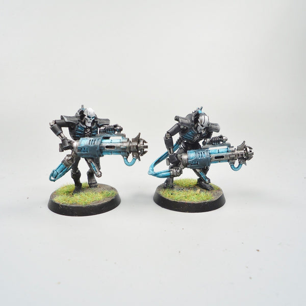 Necron Immortals x5 Painted And Based - Necrons Warhammer 40k Army