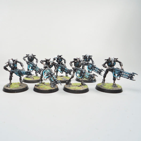 Necron Warriors x7 Painted And Based - Necrons Warhammer 40k Army