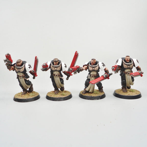Warhammer 40k Army Space Marines Black Templars Neophytes x5 Painted