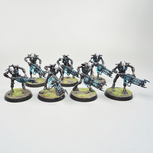 Necron Warriors x7 Painted And Based - Necrons Warhammer 40k Army