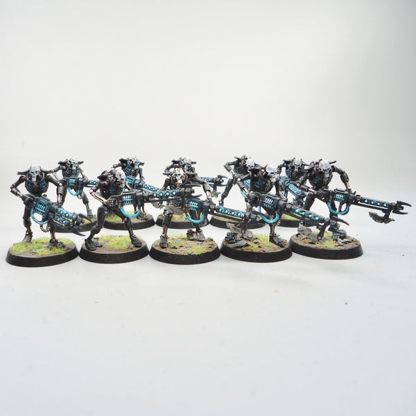 Necron Warriors x10 Painted And Based - Necrons Warhammer 40k Army