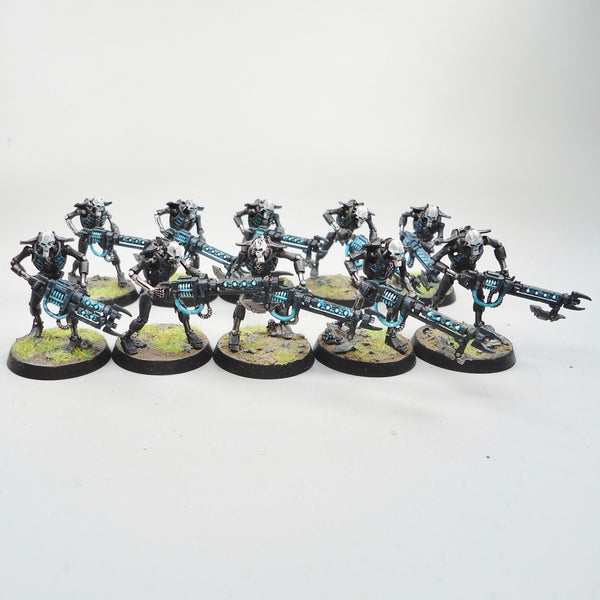 Necron Warriors x10 Painted And Based - Necrons Warhammer 40k Army