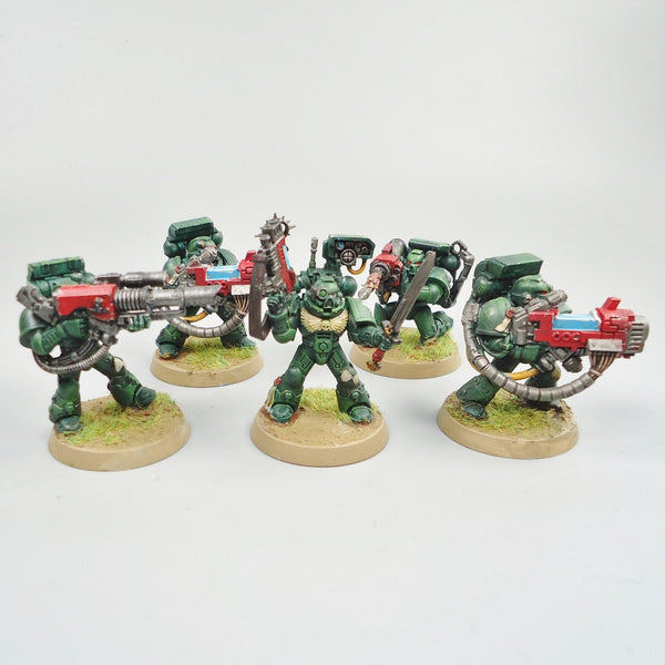 Dark Angels Devastator Squad Painted - Warhammer 40k Army Space Marines