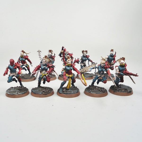 Drukhari Dark Eldar Wyches x10 Painted - Warhammer 40k Army