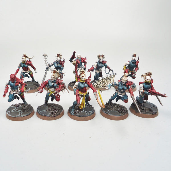 Drukhari Dark Eldar Wyches x10 Painted - Warhammer 40k Army