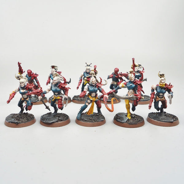 Drukhari Dark Eldar Wyches x10 Painted - Warhammer 40k Army