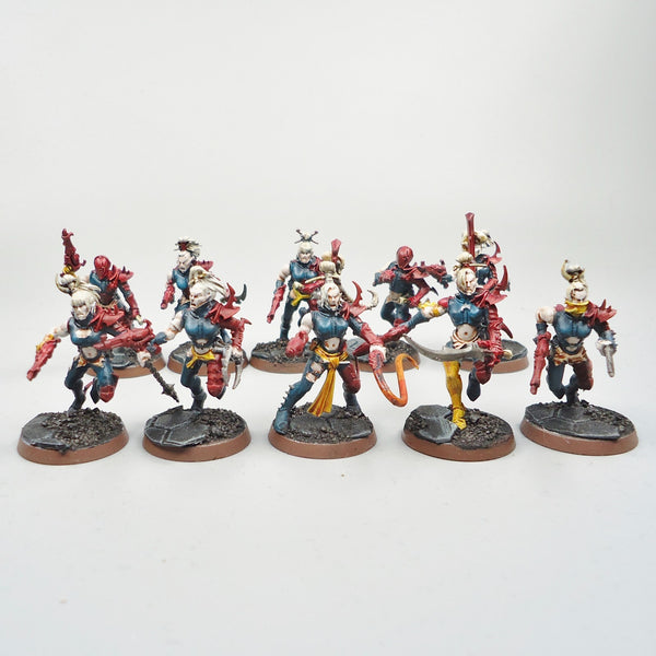 Drukhari Dark Eldar Wyches x10 Painted - Warhammer 40k Army