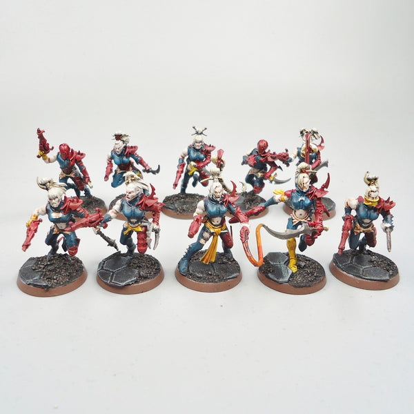 Drukhari Dark Eldar Wyches x10 Painted - Warhammer 40k Army