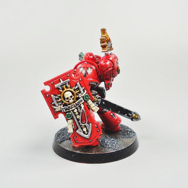 Warhammer 40k Army Space Marines  Blood Angels Lieutenant Painted
