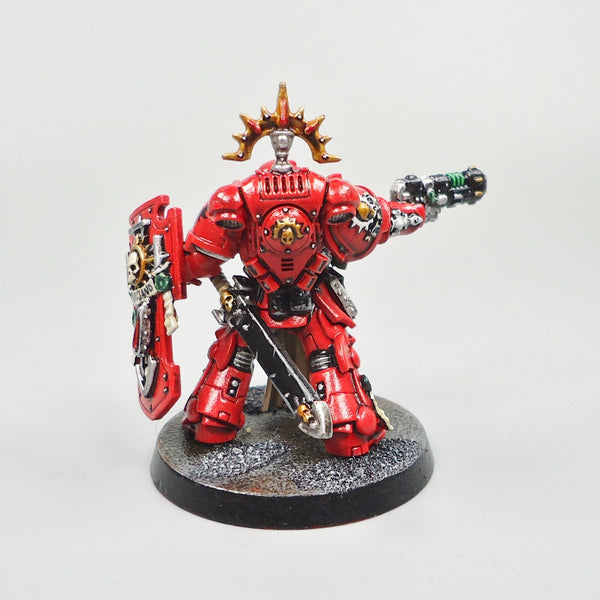 Warhammer 40k Army Space Marines  Blood Angels Lieutenant Painted