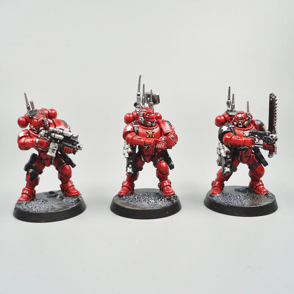 Warhammer 40k Army Space Marines  Blood Angels Primaris Infiltrators x5 Painted