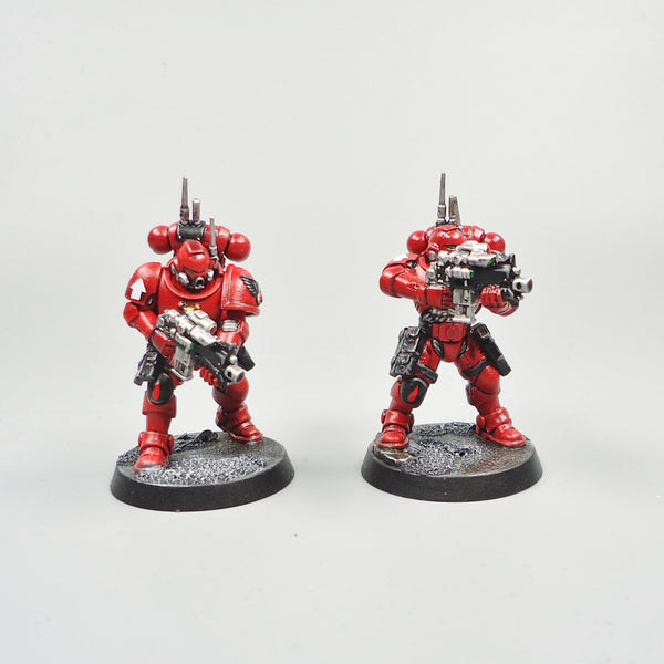 Warhammer 40k Army Space Marines  Blood Angels Primaris Infiltrators x5 Painted