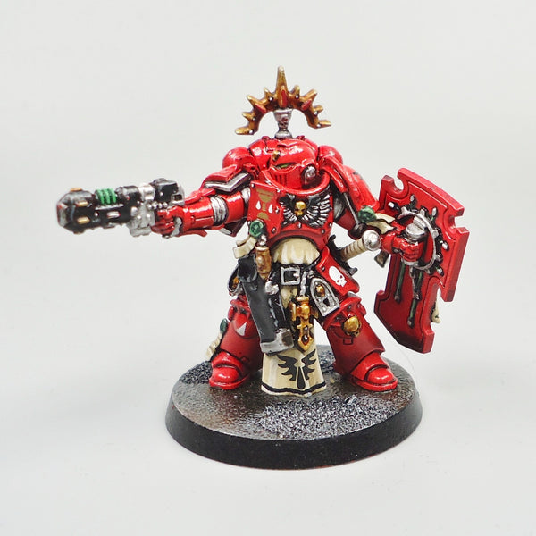 Warhammer 40k Army Space Marines  Blood Angels Lieutenant Painted