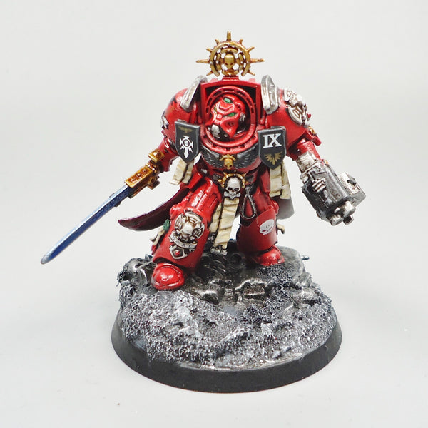Warhammer 40k Army Space Marines  Blood Angels Terminator Captain Painted