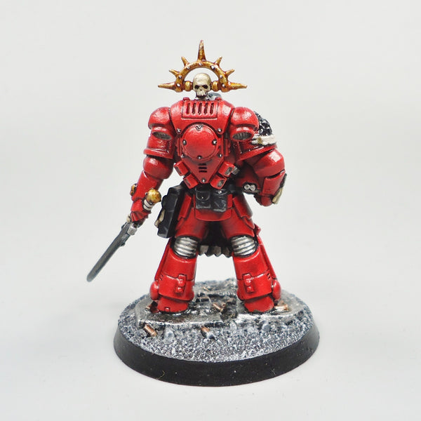 Warhammer 40k Army Space Marines  Blood Angels Lieutenant Painted