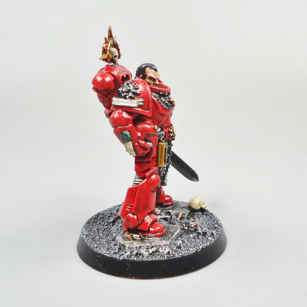 Warhammer 40k Army Space Marines  Blood Angels Lieutenant Painted