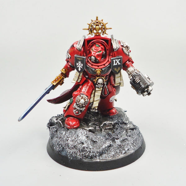 Warhammer 40k Army Space Marines  Blood Angels Terminator Captain Painted