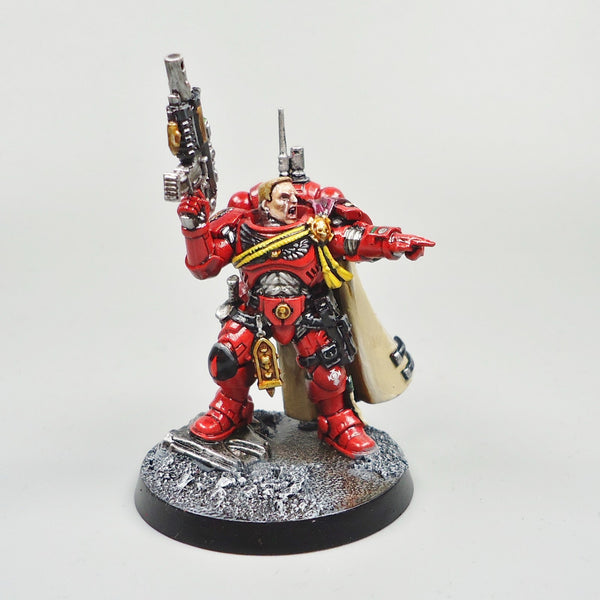 Warhammer 40k Army Space Marines  Blood Angels Phobos Captain Painted