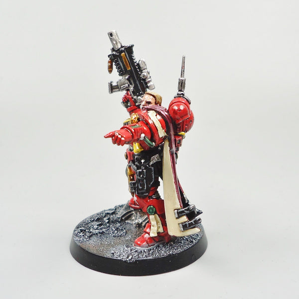 Warhammer 40k Army Space Marines  Blood Angels Phobos Captain Painted