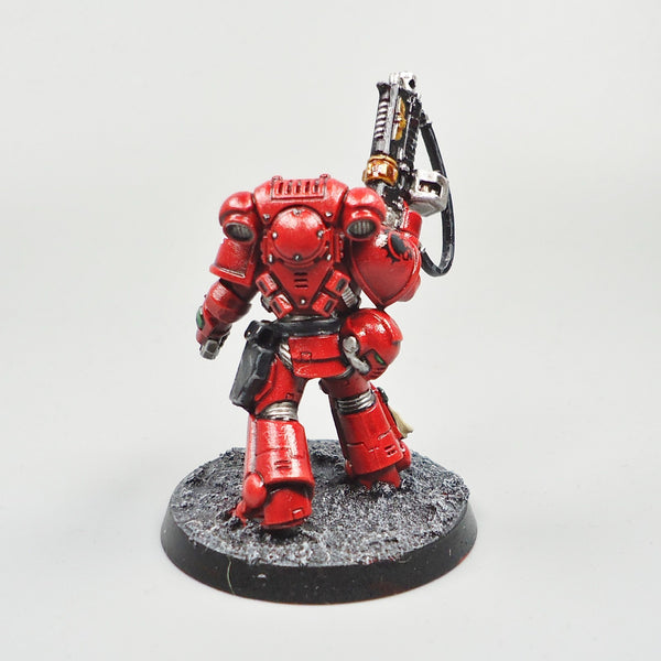 Warhammer 40k Army Space Marines  Blood Angels Lieutenant Painted