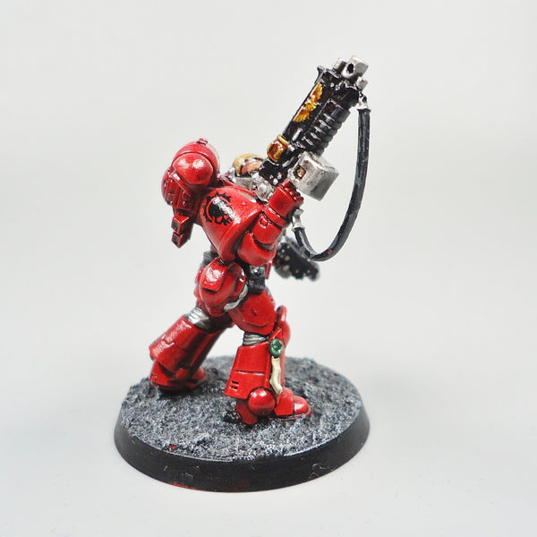 Warhammer 40k Army Space Marines  Blood Angels Lieutenant Painted