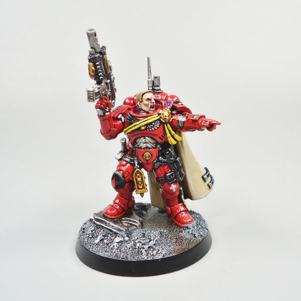 Warhammer 40k Army Space Marines  Blood Angels Phobos Captain Painted
