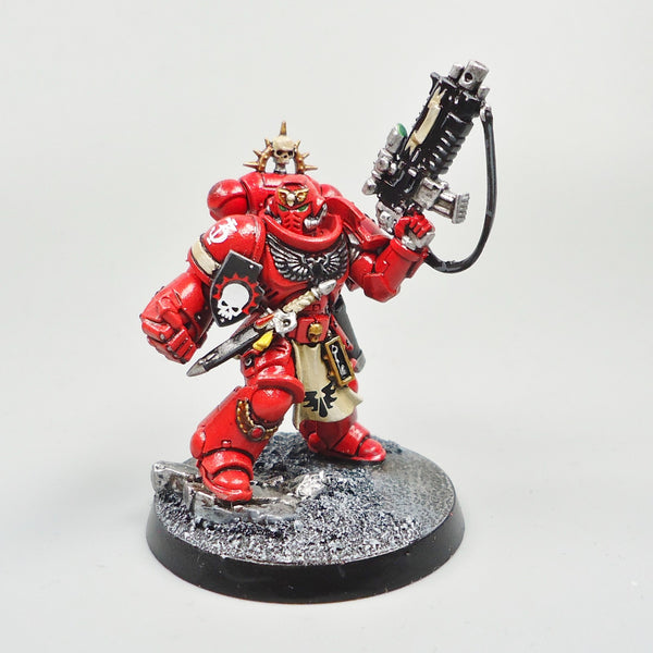 Warhammer 40k Army Space Marines  Blood Angels Lieutenant Painted