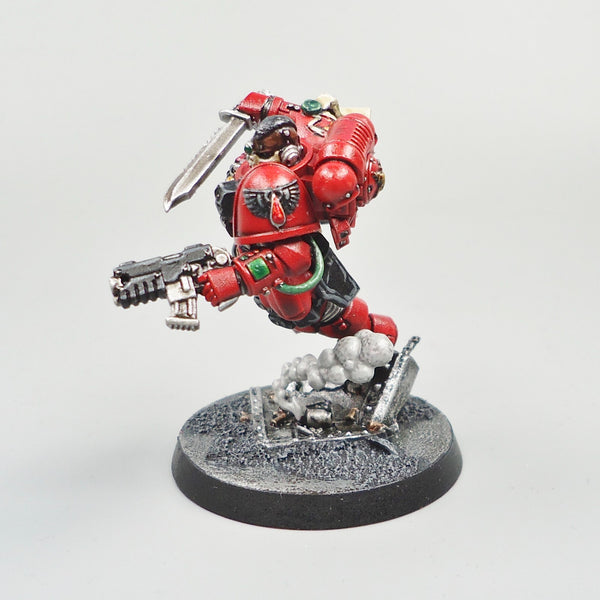 Warhammer 40k Army Space Marines  Blood Angels Reiver Lieutenant Painted