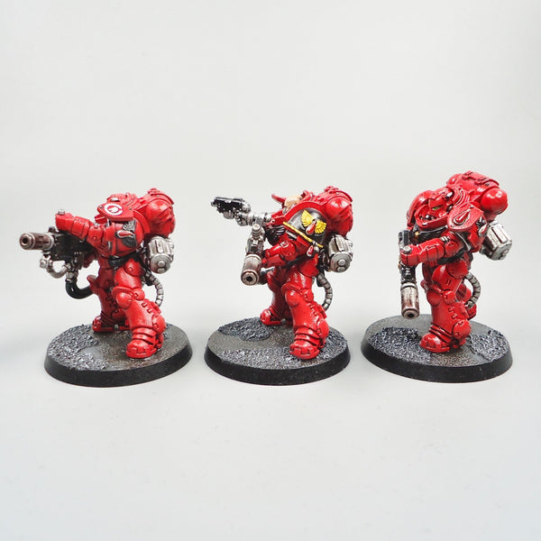 Warhammer 40k Army Space Marines  Blood Angels Primaris Eradicators x3 Painted